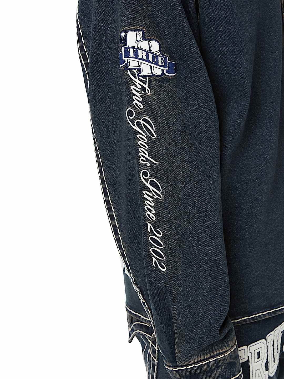 SUPER T DENIM BUTTON-UP LONG SLEEVE SHIRT