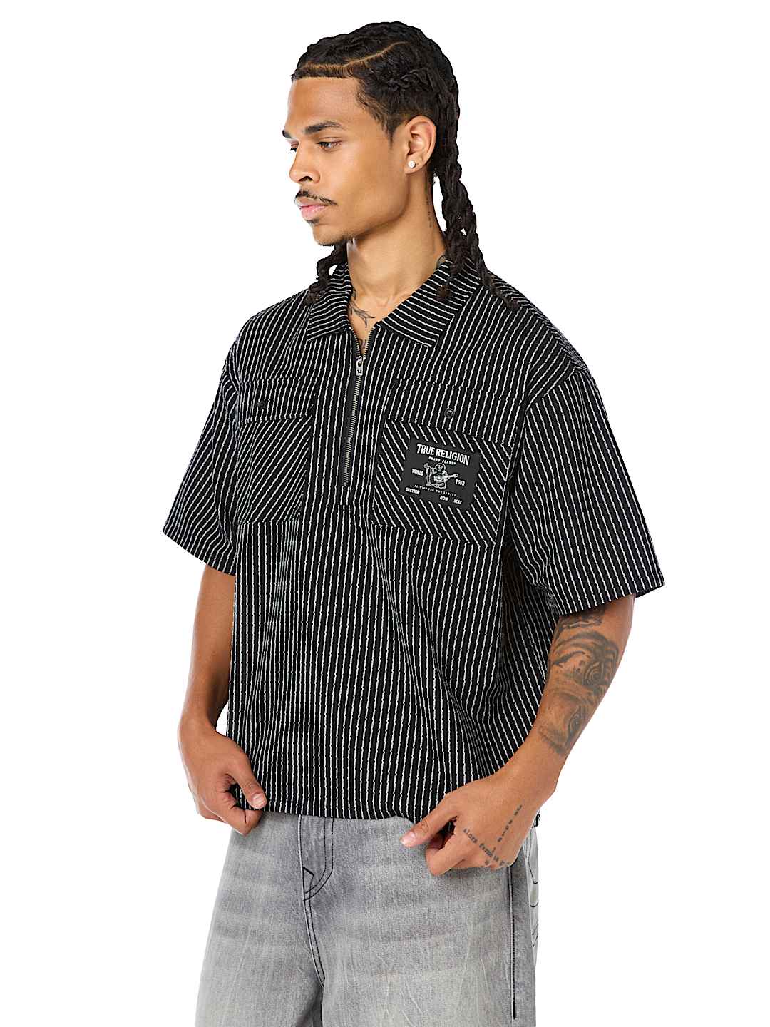BIG T REP ALLOVER PRINT SHIRT