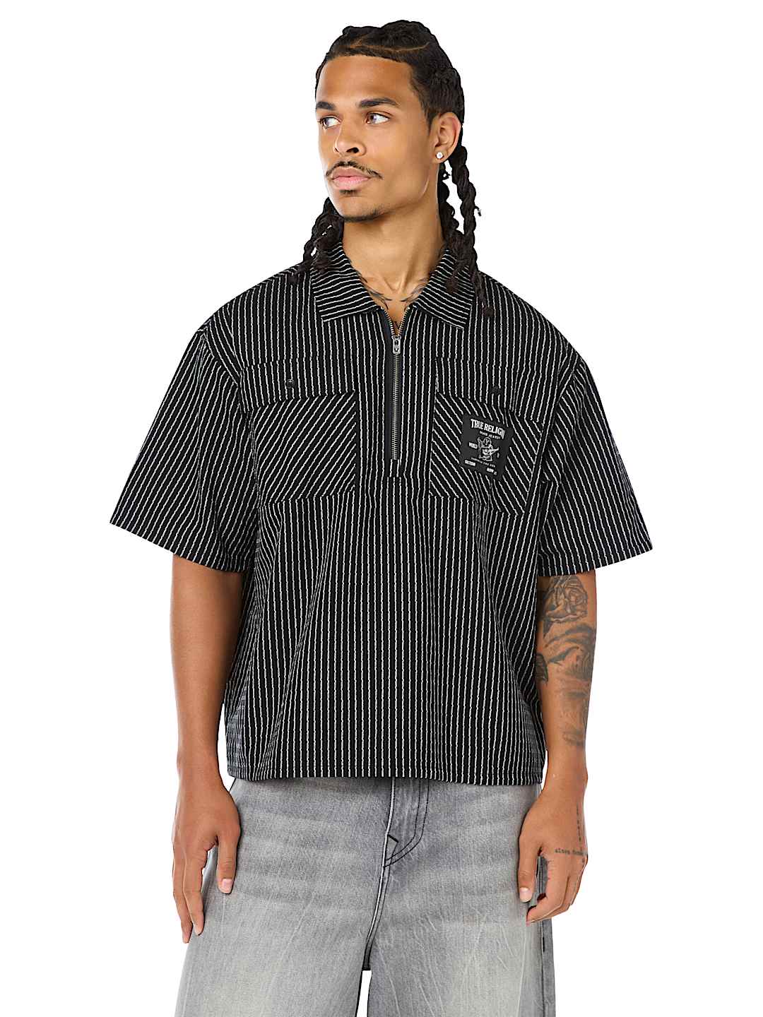 BIG T REP ALLOVER PRINT SHIRT