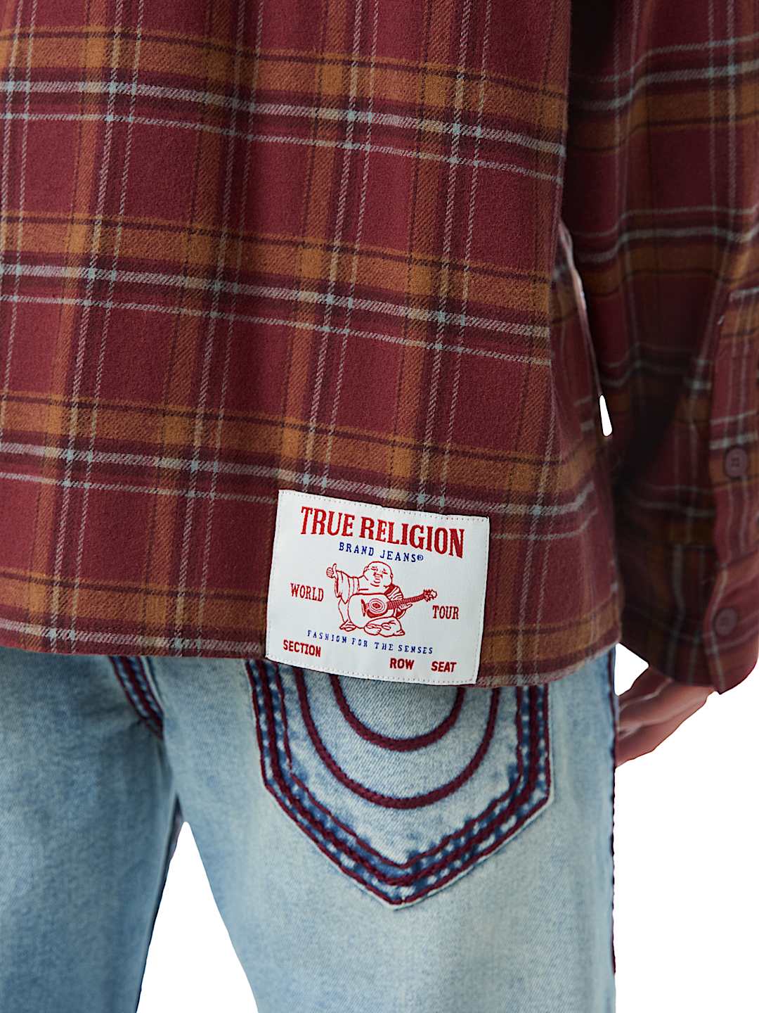 BUDDHA HEAD FLANNEL SHIRT