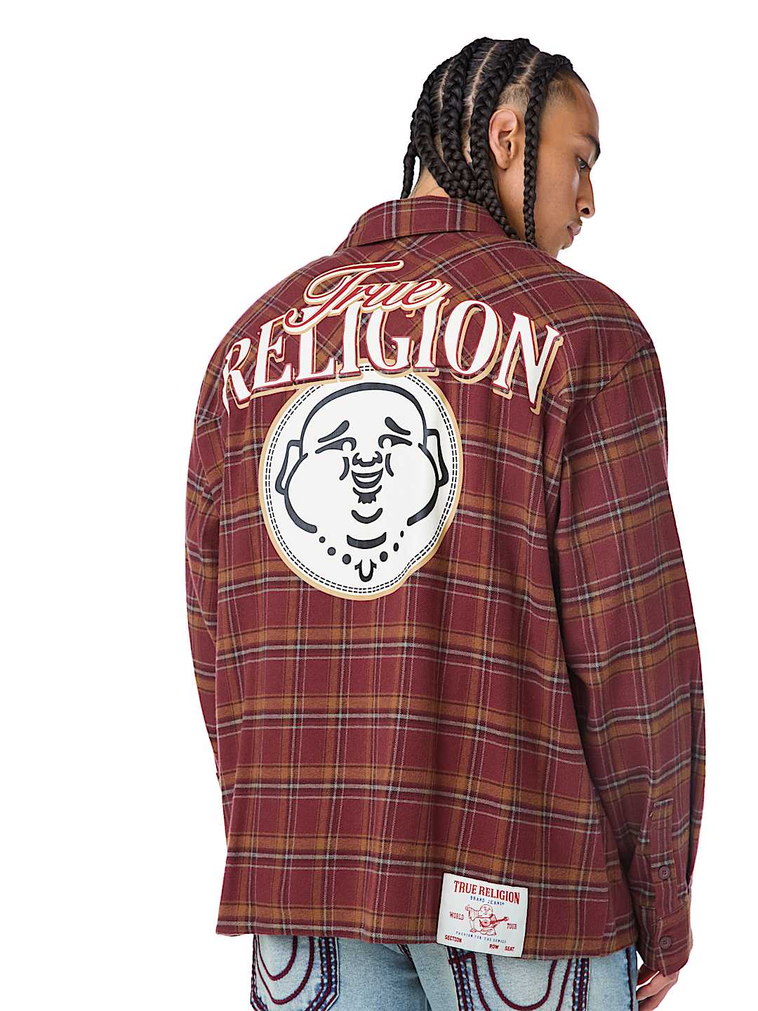 BUDDHA HEAD FLANNEL SHIRT