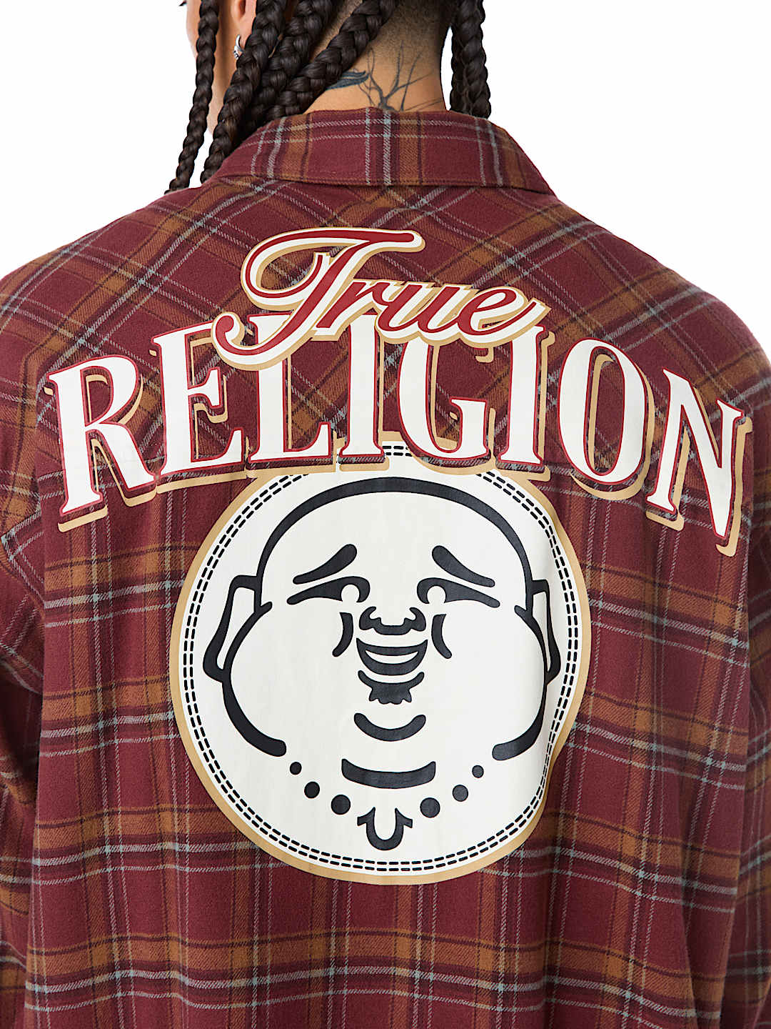BUDDHA HEAD FLANNEL SHIRT