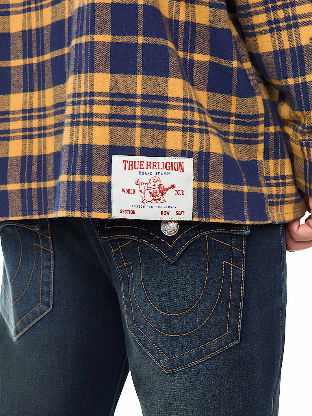 BUDDHA HEAD FLANNEL SHIRT