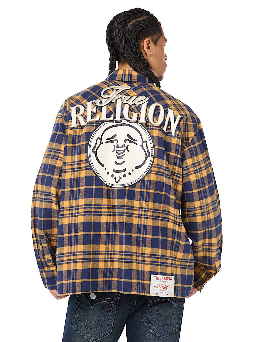 BUDDHA HEAD FLANNEL SHIRT