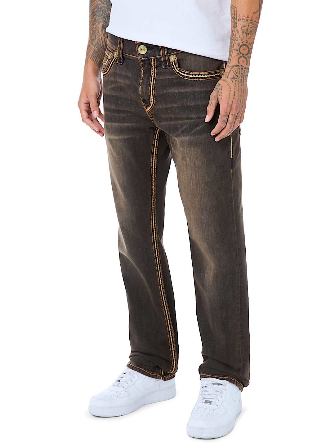 RICKY ROPE STITCH MB3 SUPER T STRAIGHT JEAN 34"
