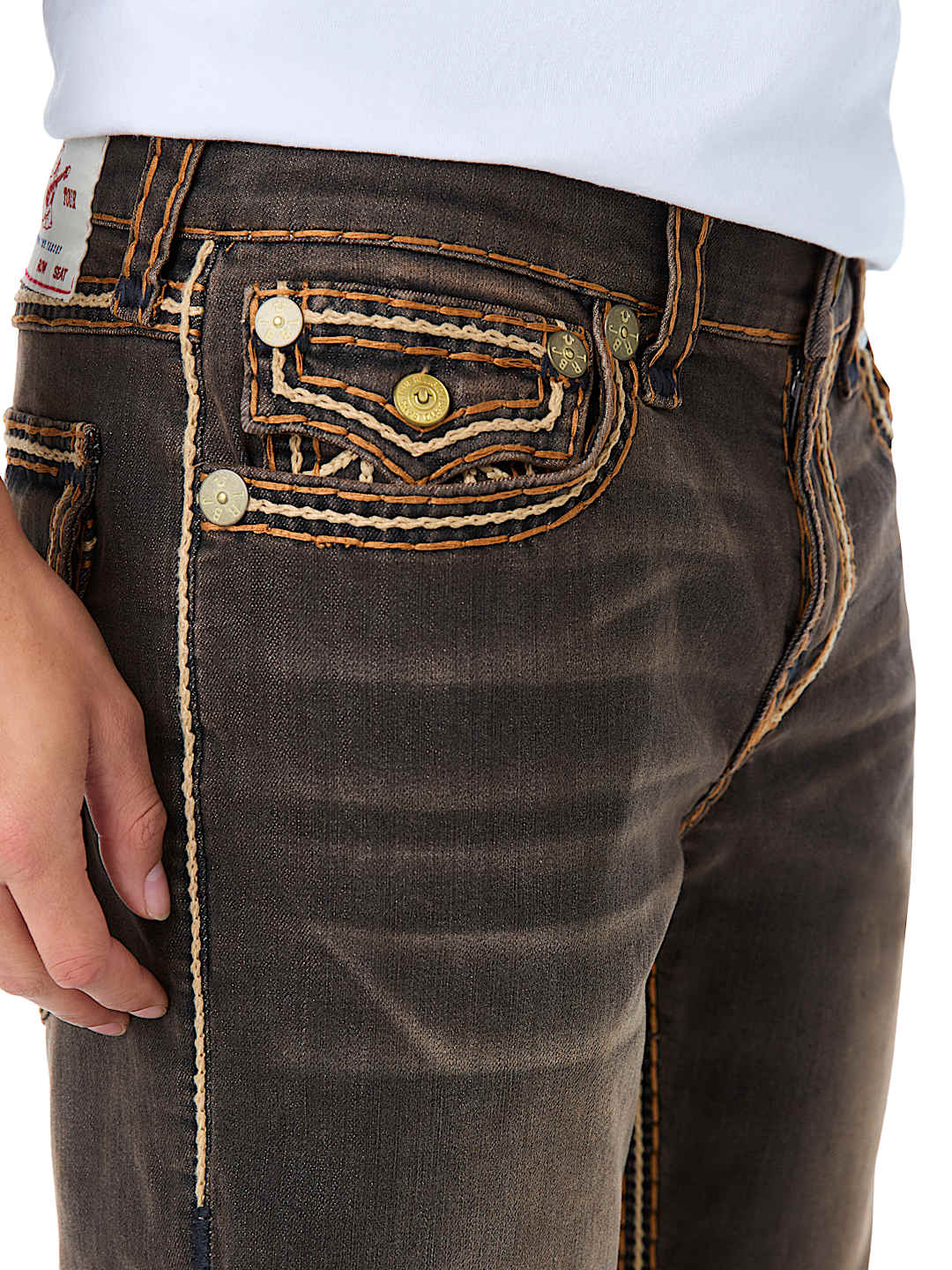 RICKY ROPE STITCH MB3 SUPER T STRAIGHT JEAN 34"
