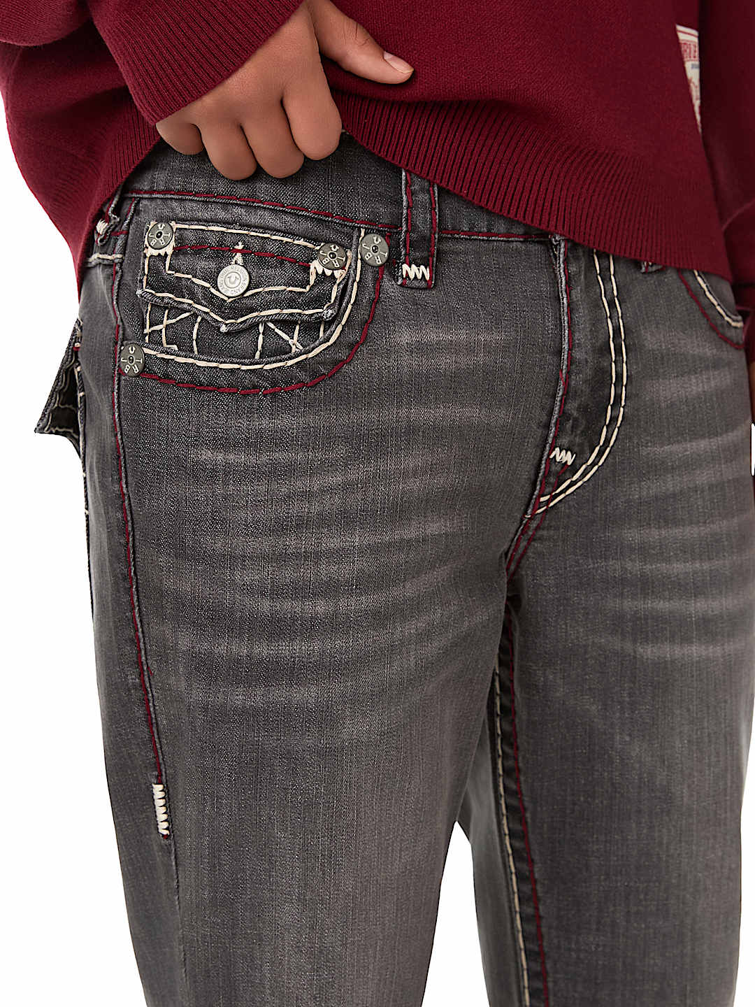 RICKY SUPER T FLAP STRAIGHT JEAN 34"