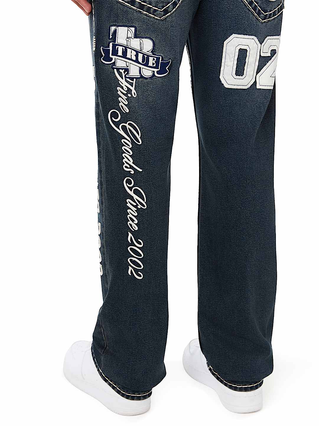 RICKY GRAPHIC SUPER T FLAP STRAIGHT JEAN 34" 