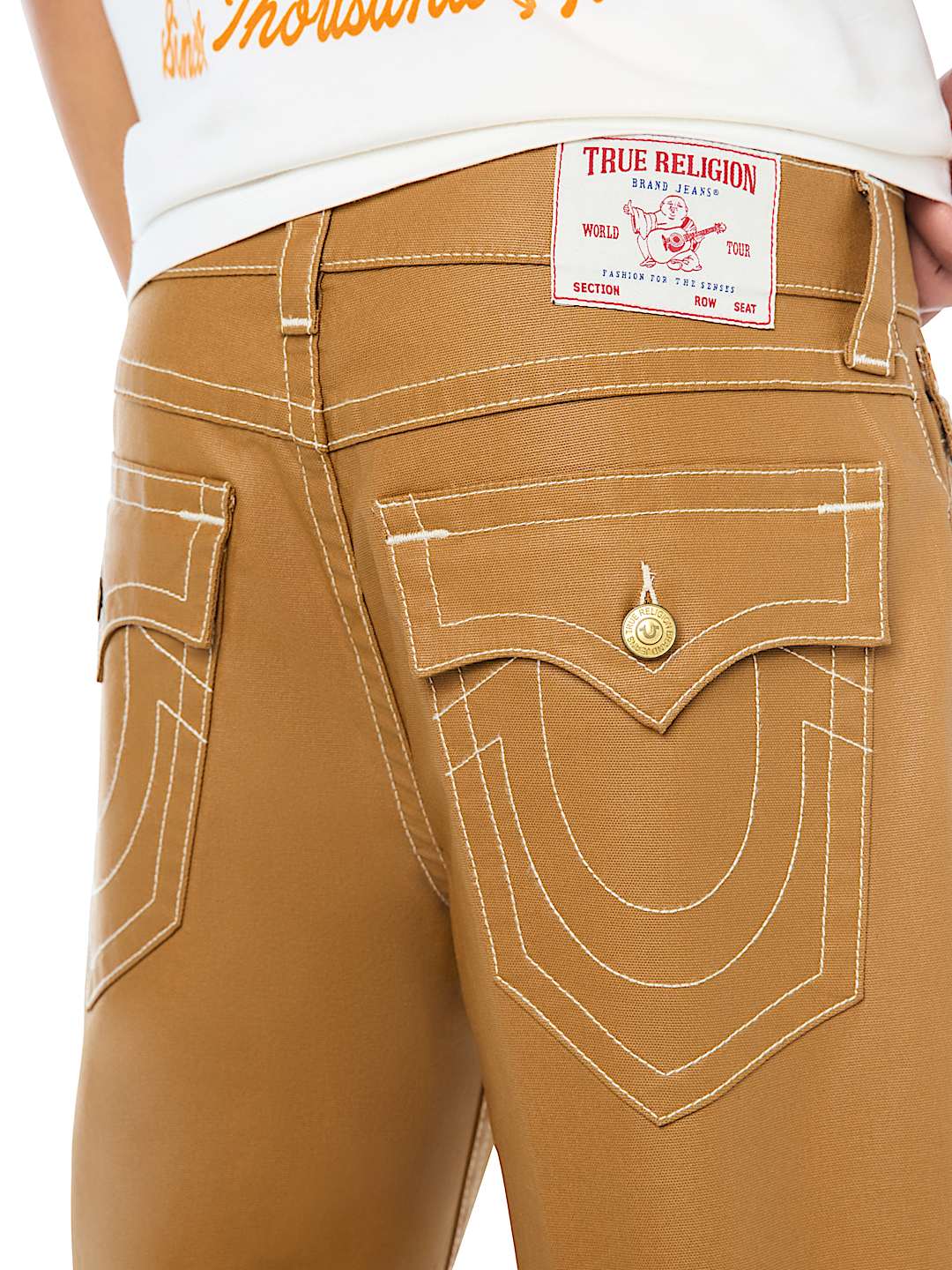 BOBBY COATED FLAP BAGGY JEAN 32"