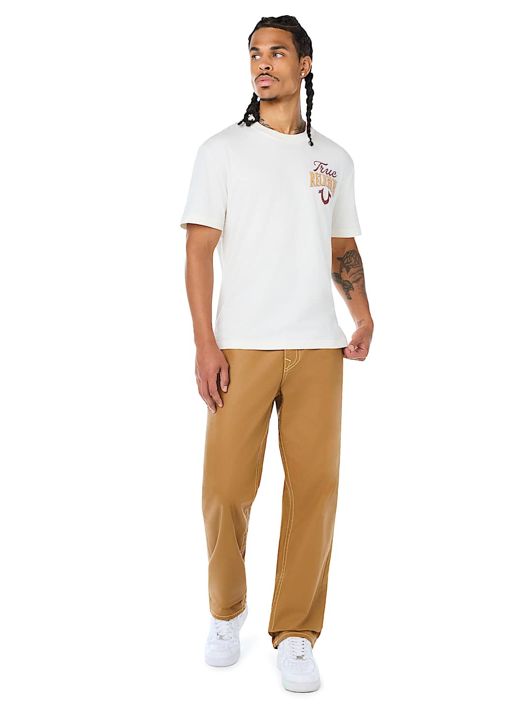 BOBBY COATED FLAP BAGGY JEAN 32"