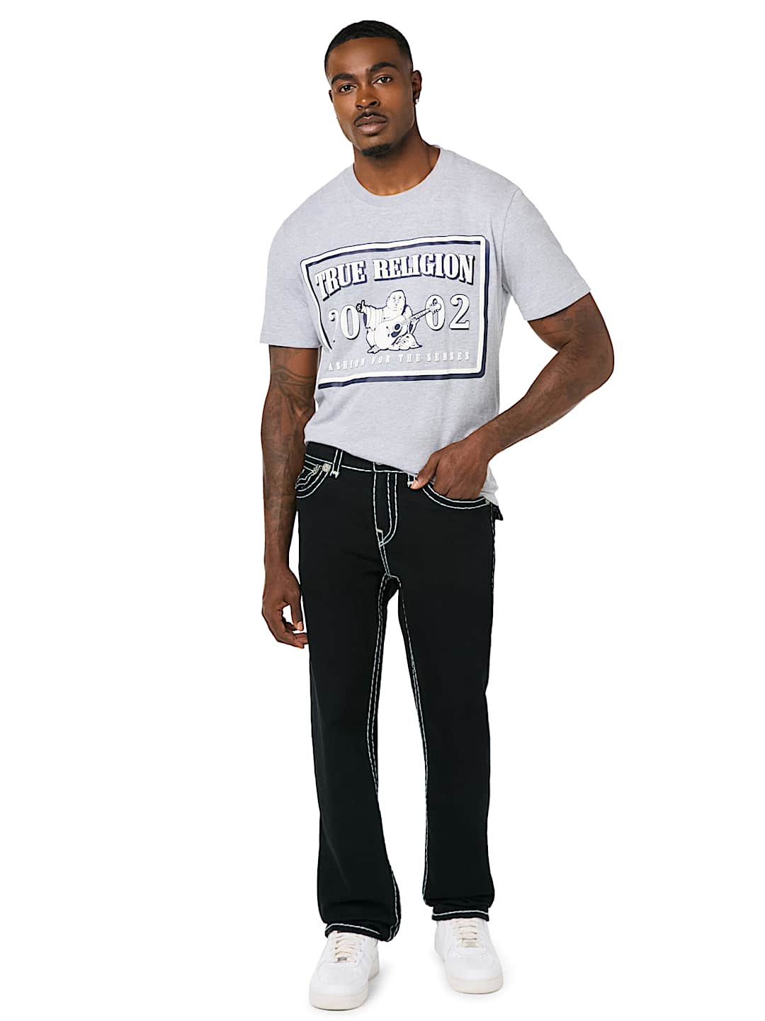 RICKY SUPER T FLAP STRAIGHT JEAN 34"