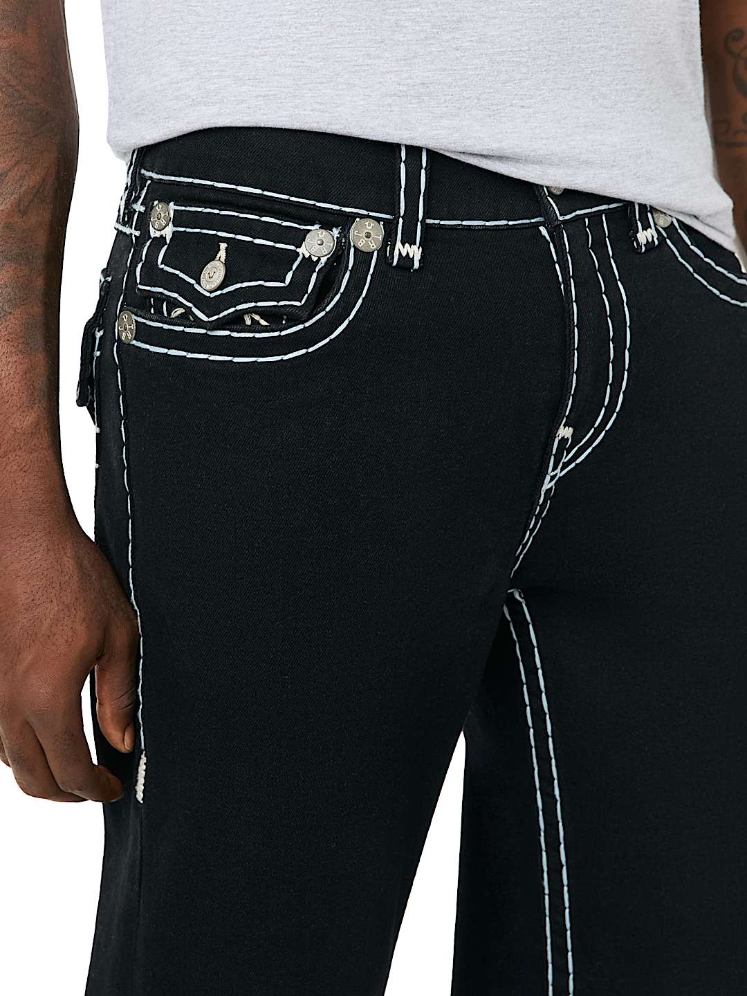 RICKY SUPER T FLAP STRAIGHT JEAN 34"