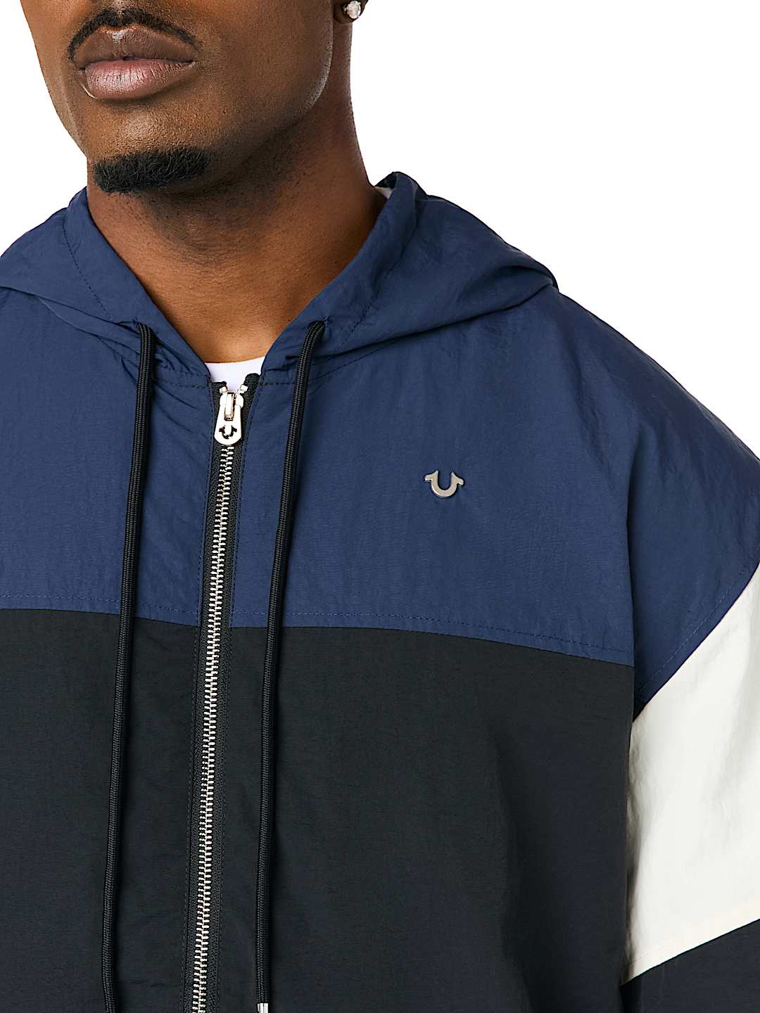 COLORBLOCK NYLON TRACK JACKET