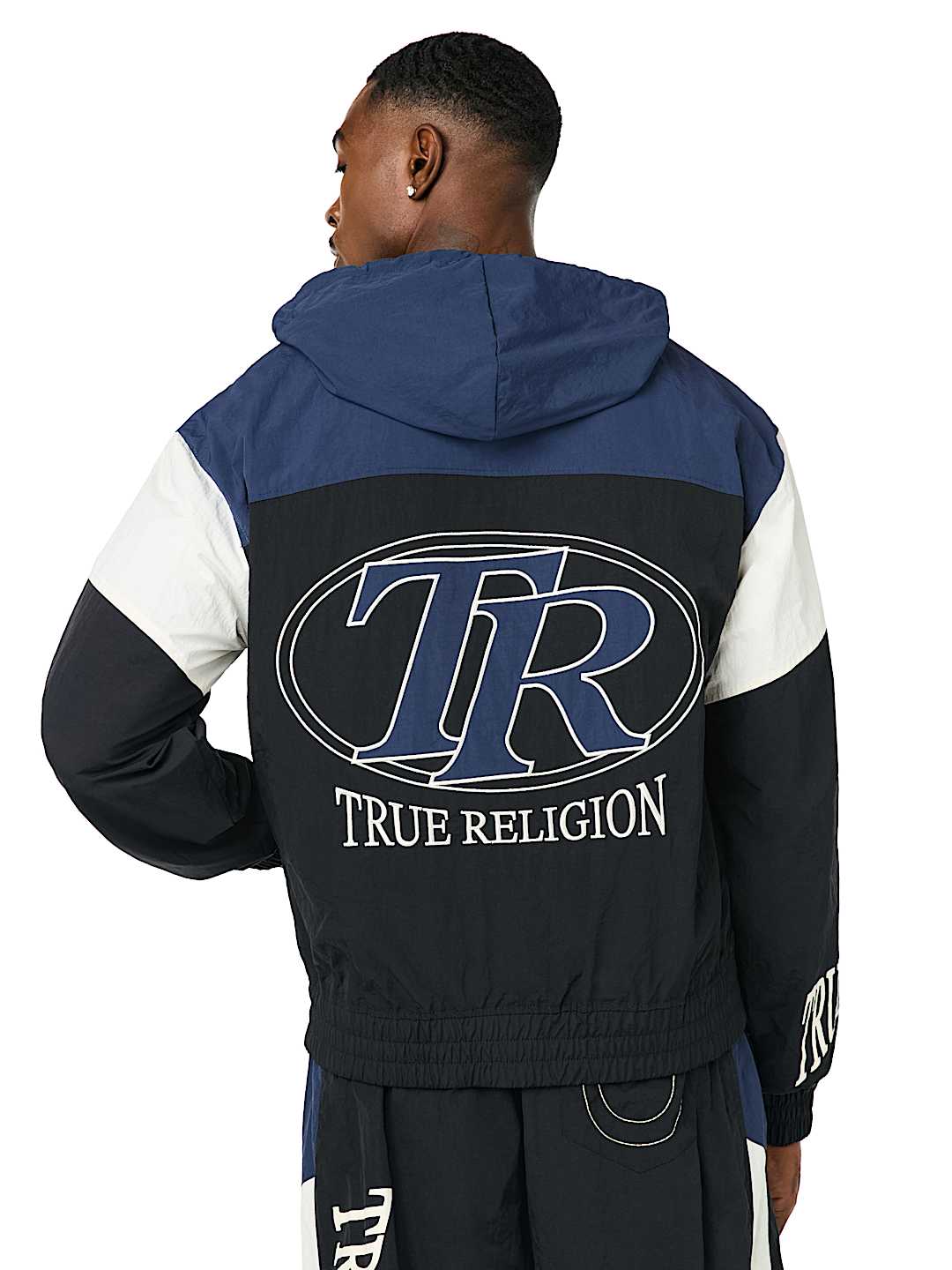 COLORBLOCK NYLON TRACK JACKET