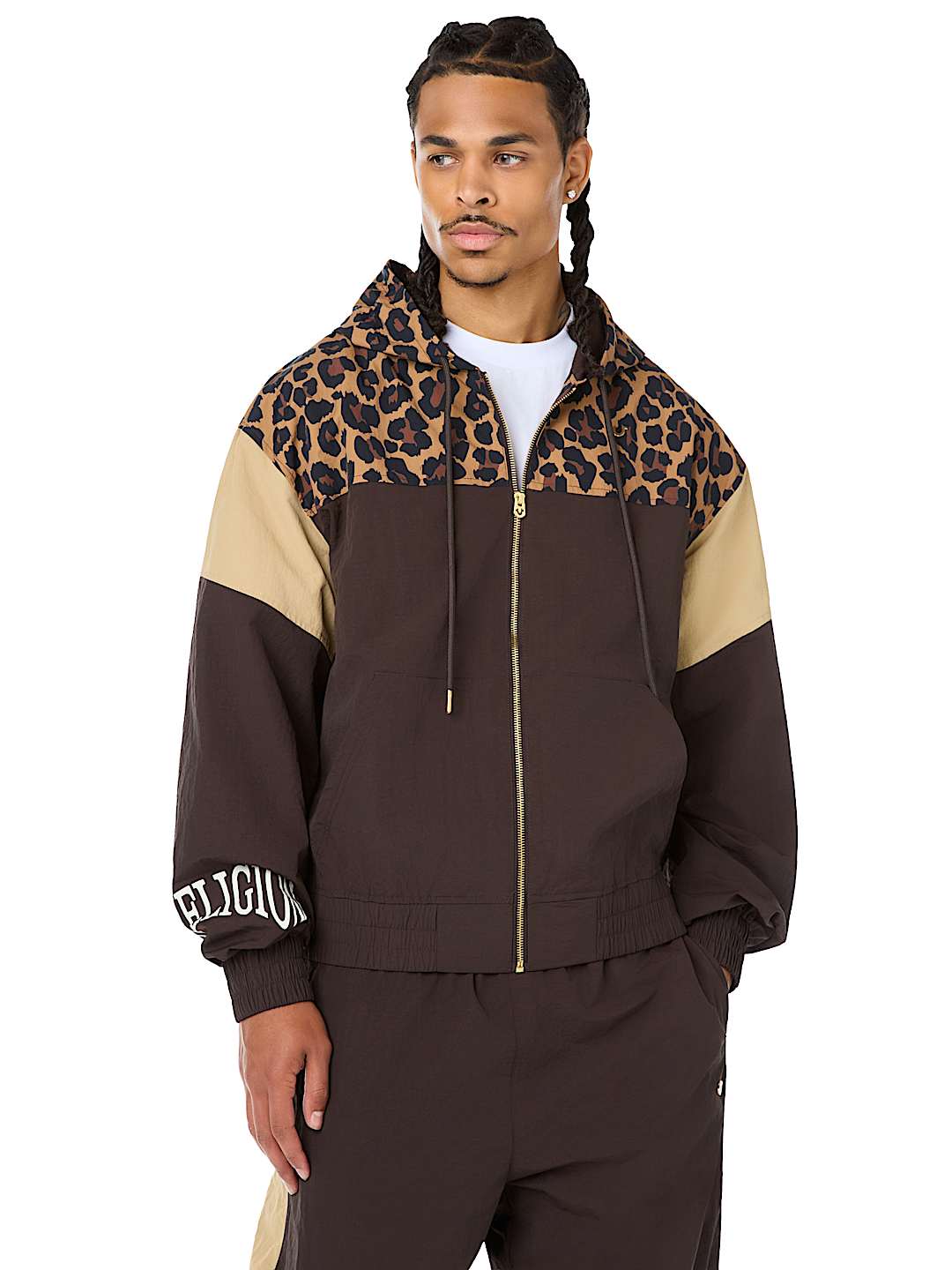 COLORBLOCK NYLON TRACK JACKET