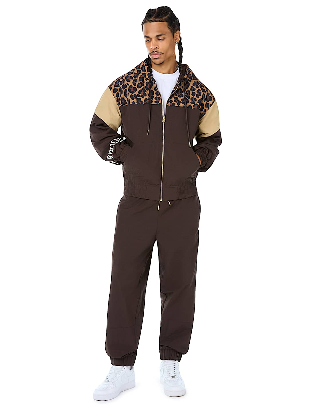 COLORBLOCK NYLON TRACK JACKET