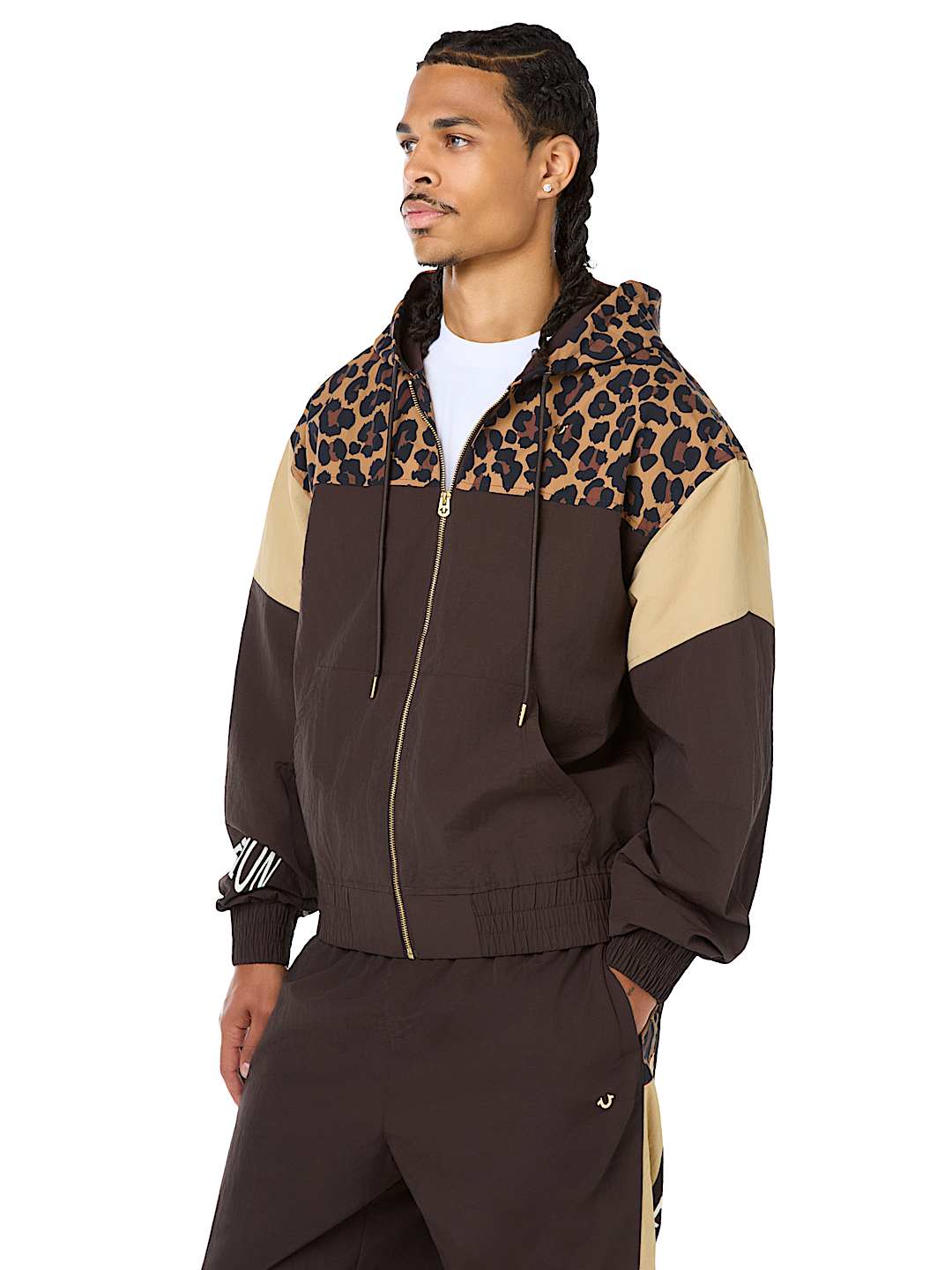 COLORBLOCK NYLON TRACK JACKET