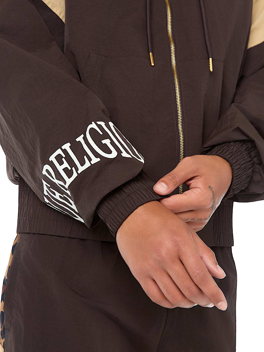 COLORBLOCK NYLON TRACK JACKET