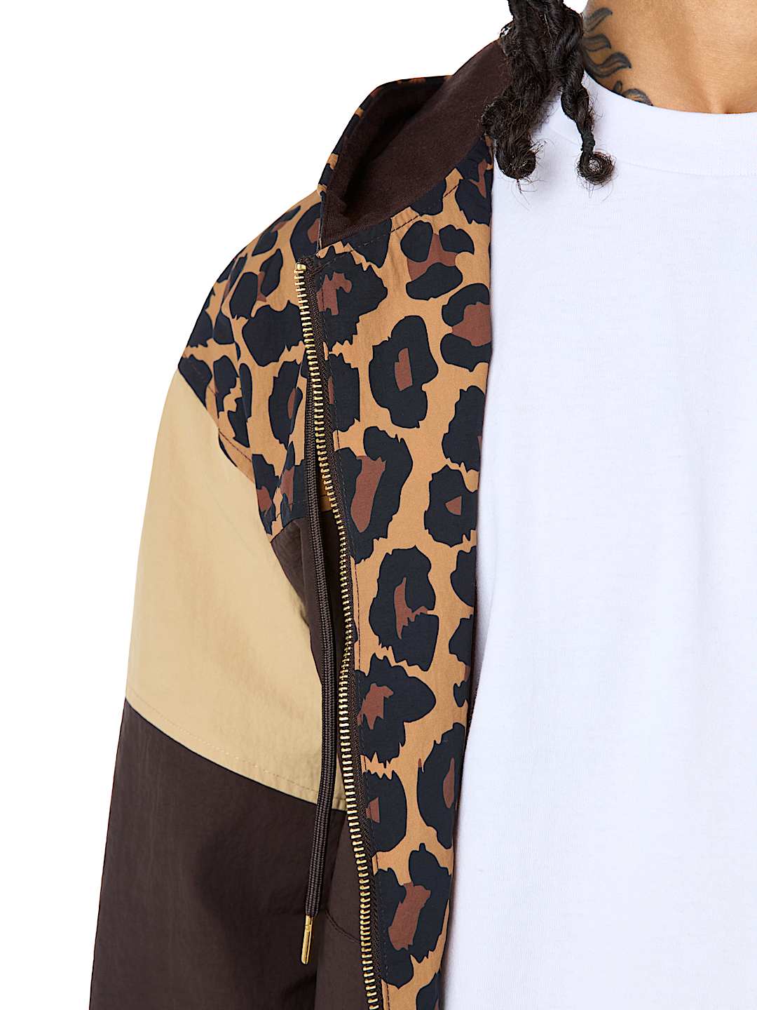 COLORBLOCK NYLON TRACK JACKET