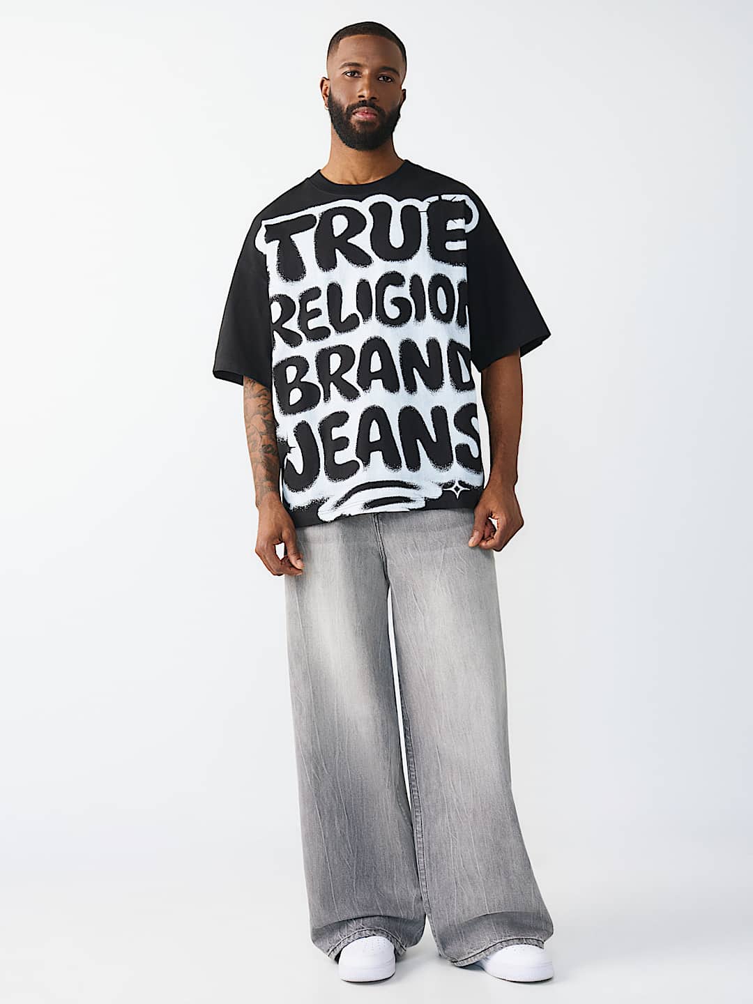 GRAFFITI LOGO HEAVYWEIGHT OVERSIZED TEE, image 5