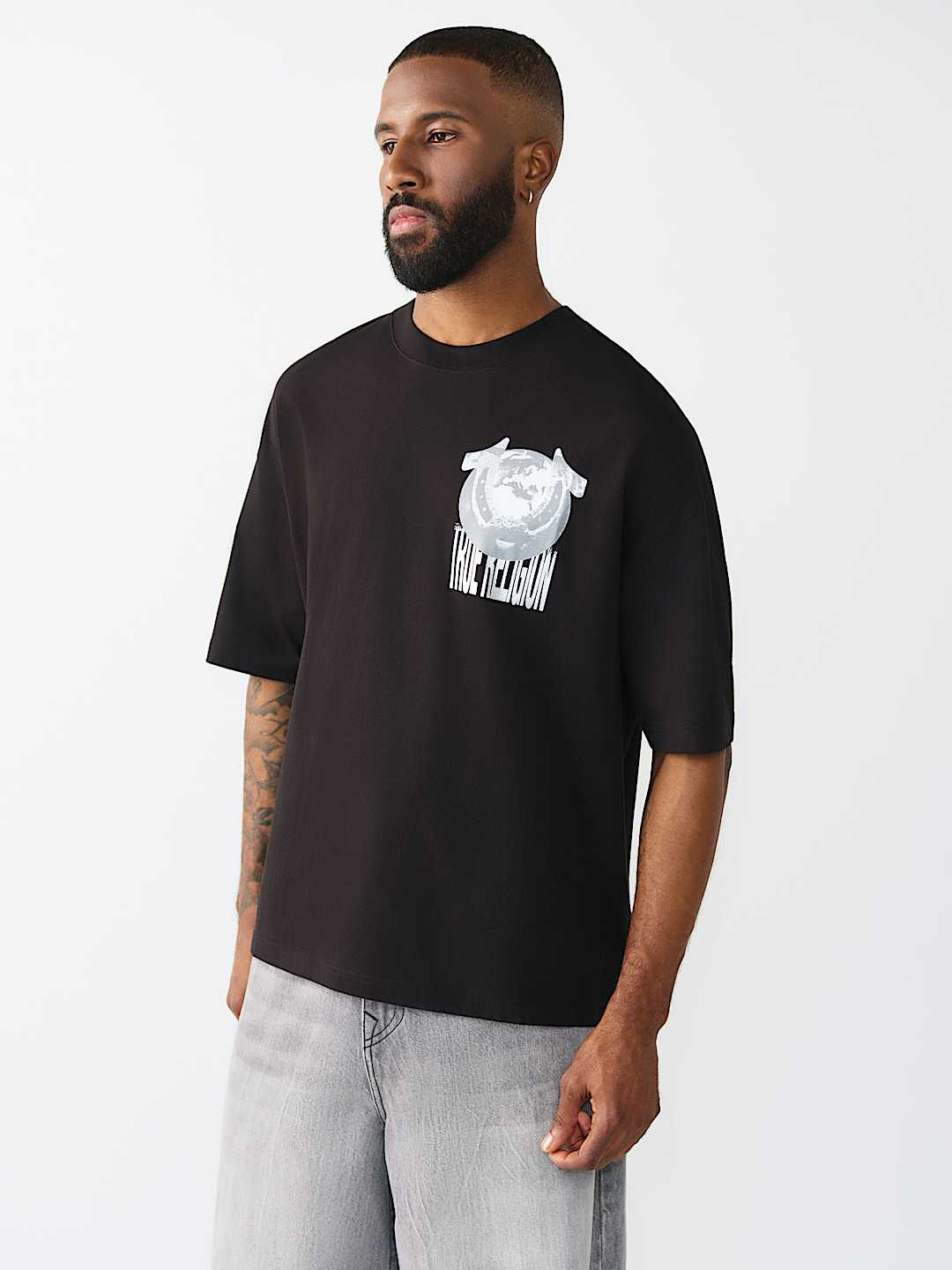 GLOBE LOGO HEAVYWEIGHT OVERSIZED TEE, image 4