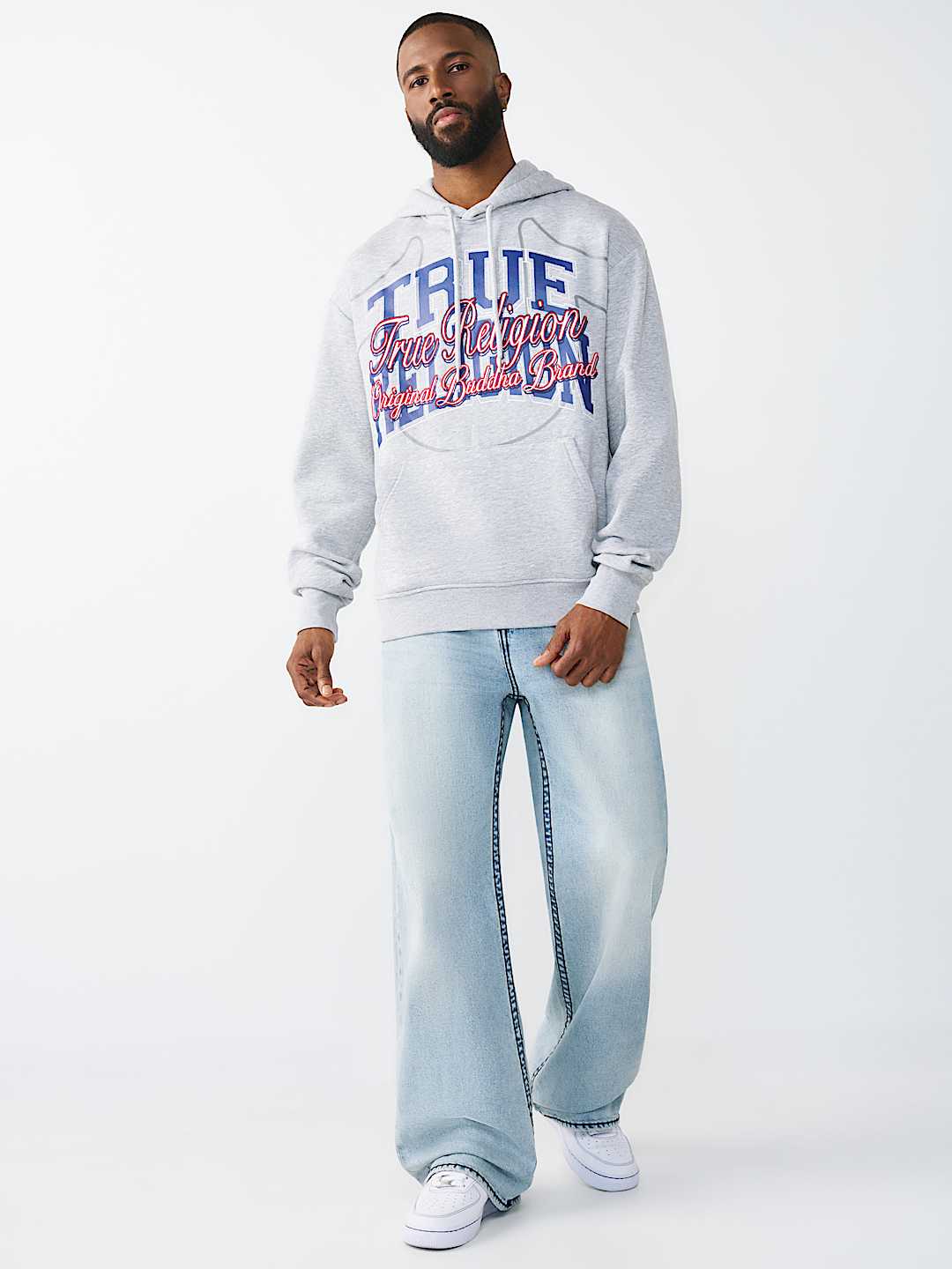 STACKED BOX SCRIPT HOODIE, image 5