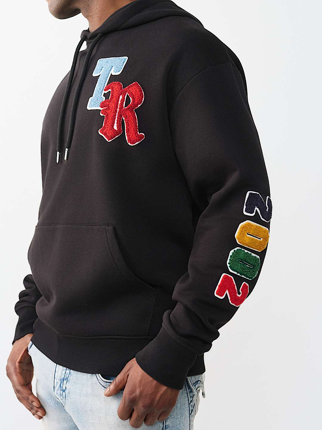 MULTI-LETTER LOGO PATCH HOODIE, image 2