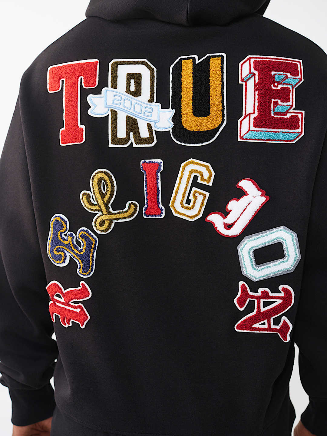 MULTI-LETTER LOGO PATCH HOODIE, image 4