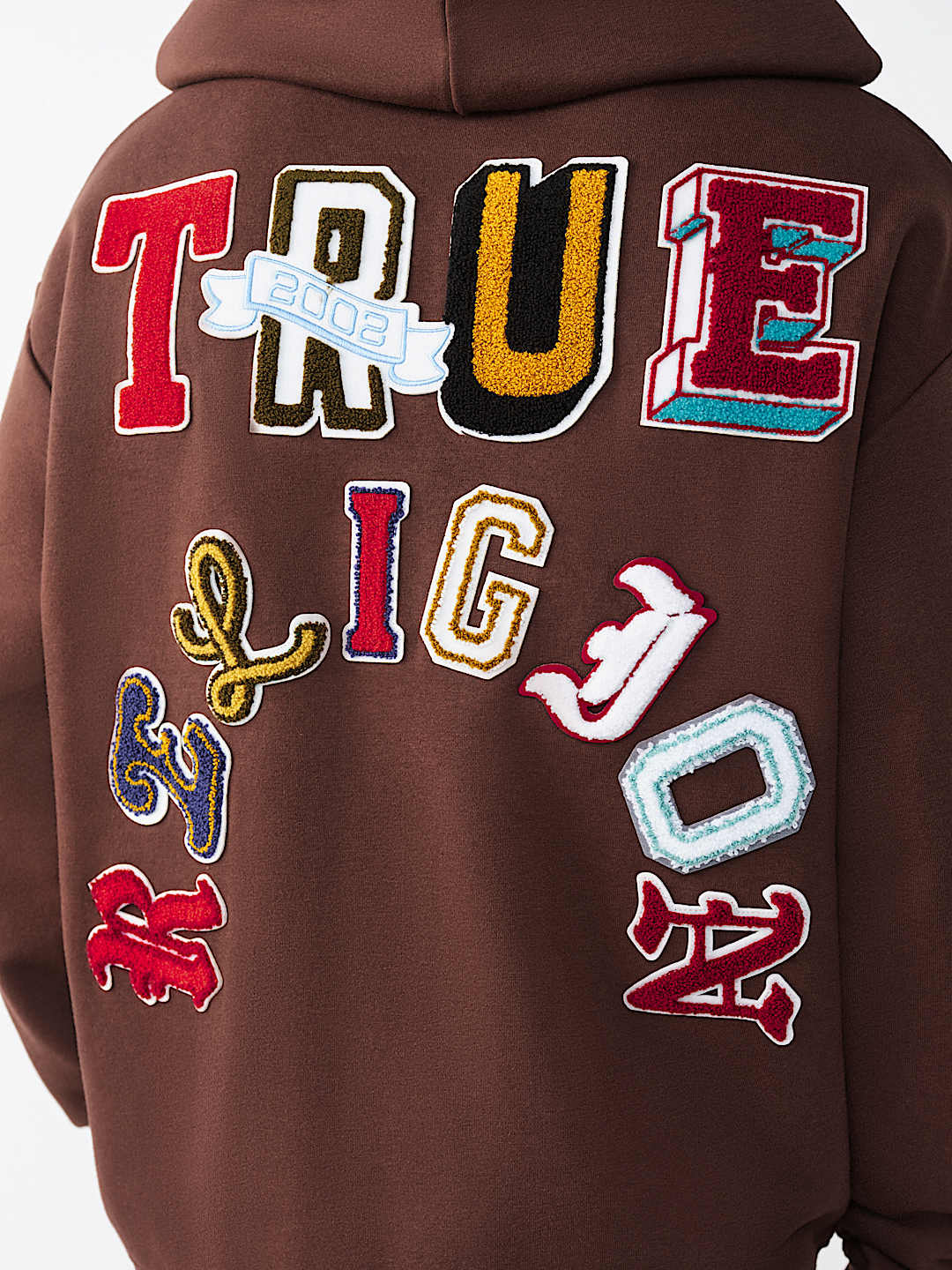 MULTI-LETTER LOGO PATCH HOODIE, image 2
