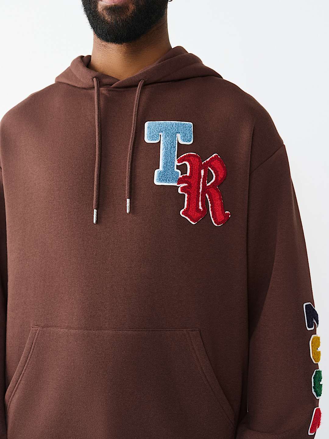 MULTI-LETTER LOGO PATCH HOODIE, image 5