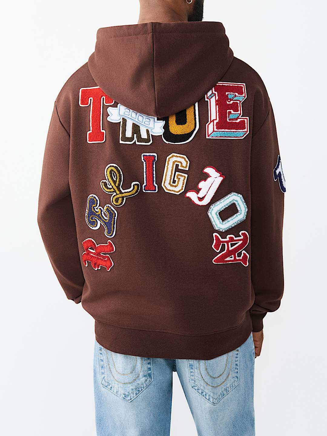 MULTI-LETTER LOGO PATCH HOODIE, image 7