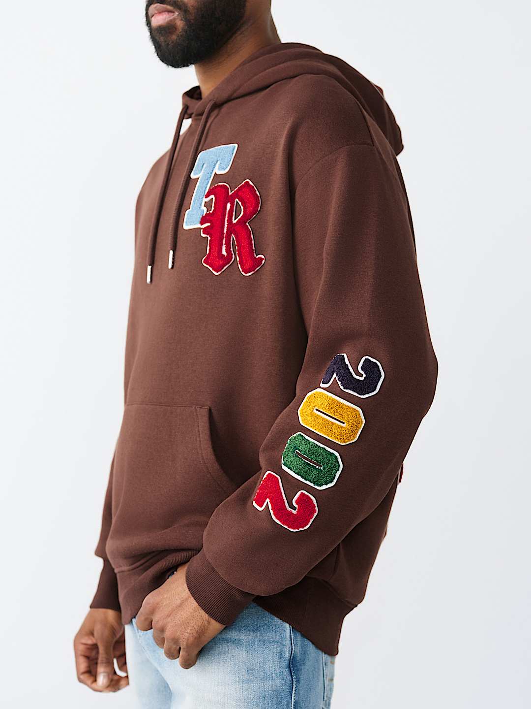MULTI-LETTER LOGO PATCH HOODIE, image 1