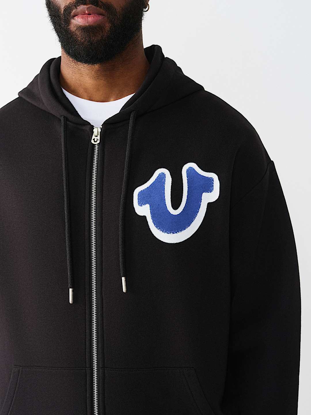 GRAFFITI LOGO ZIP HOODIE, image 4