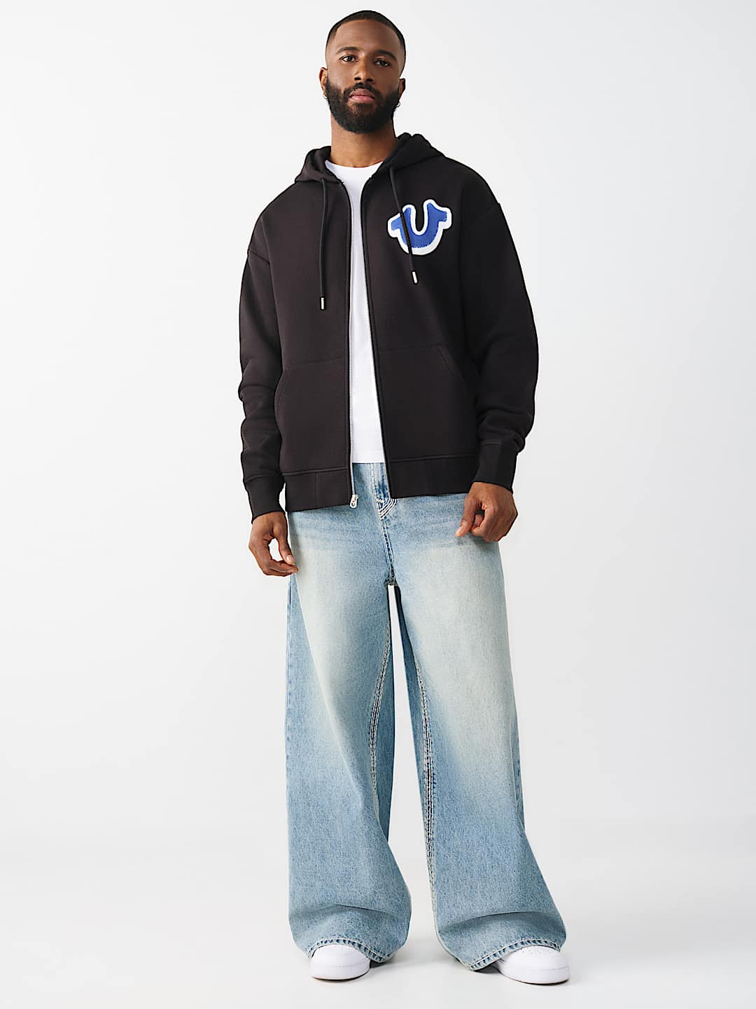 GRAFFITI LOGO ZIP HOODIE, image 6