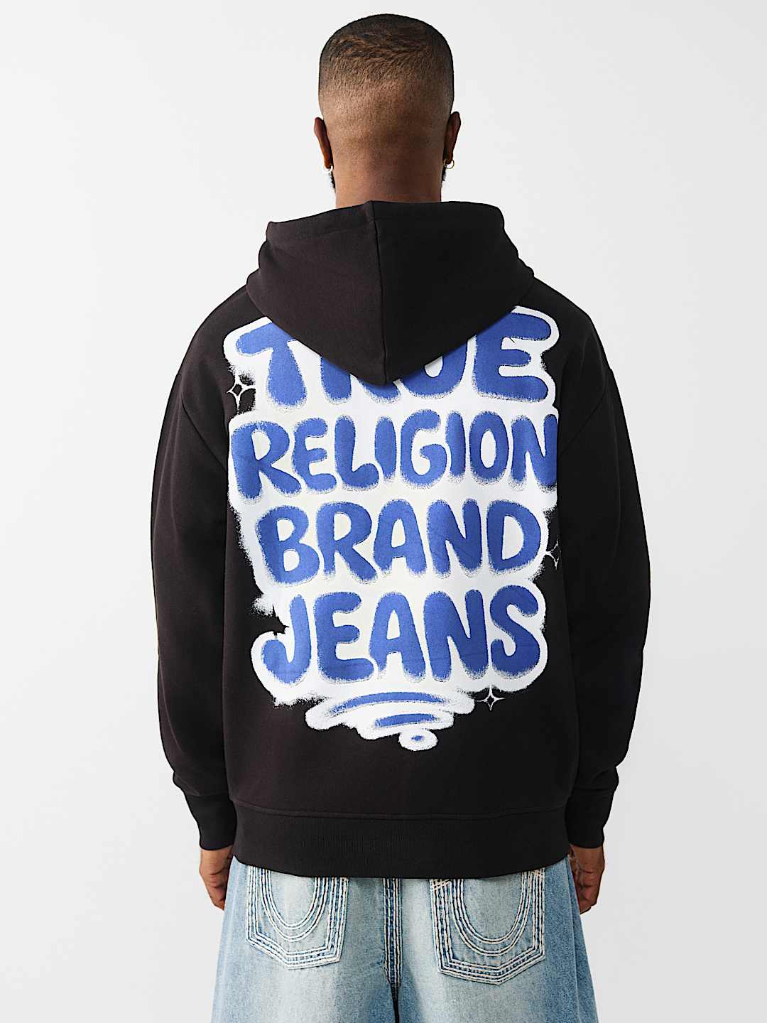 GRAFFITI LOGO ZIP HOODIE, image 1