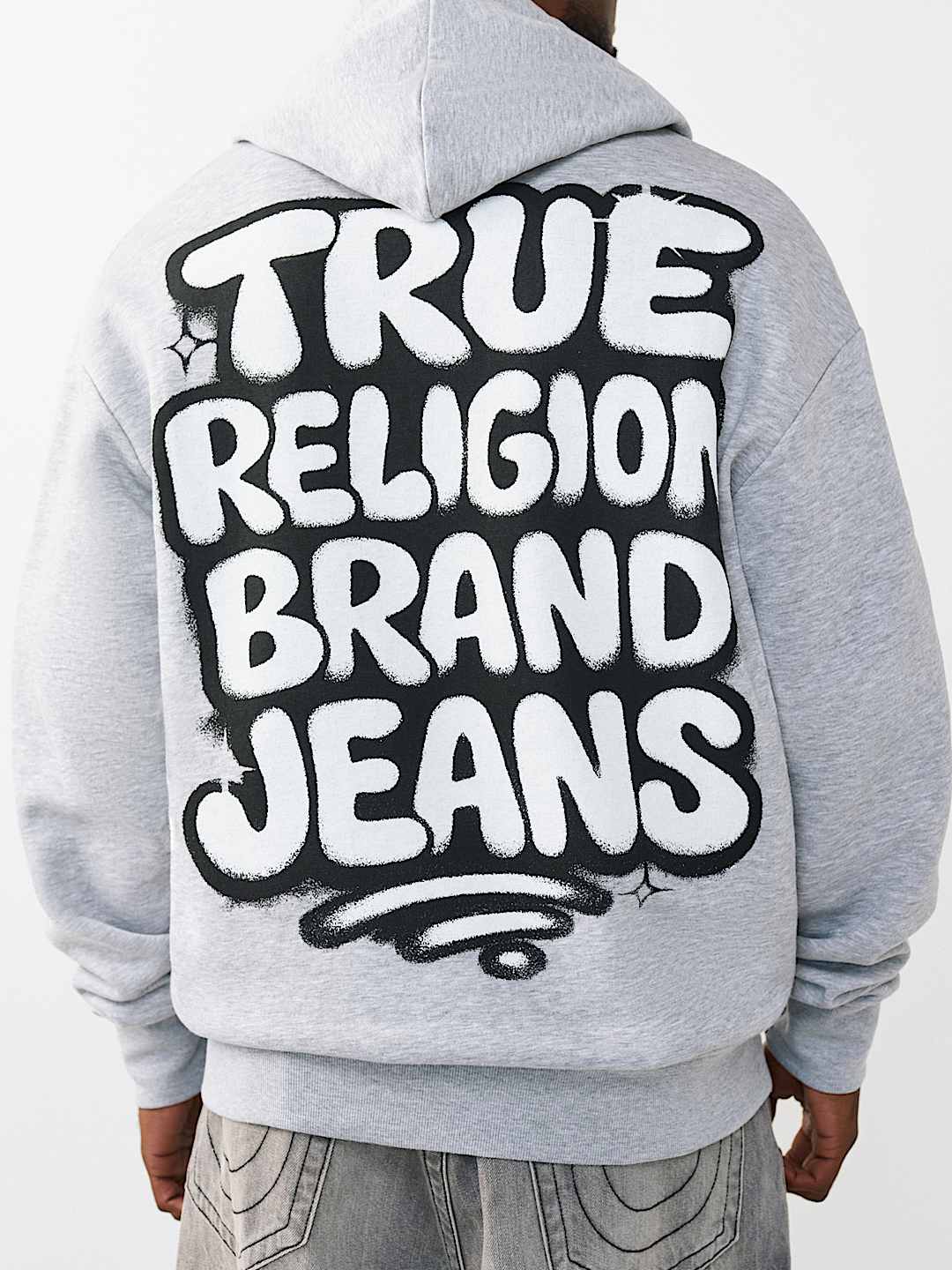 GRAFFITI LOGO ZIP HOODIE, image 1