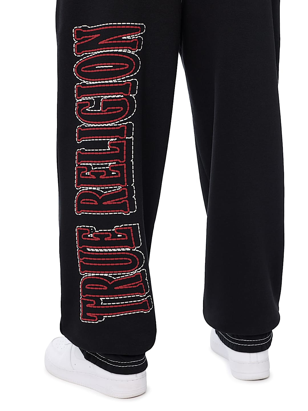 RIBBED BIG T BAGGY JOGGER