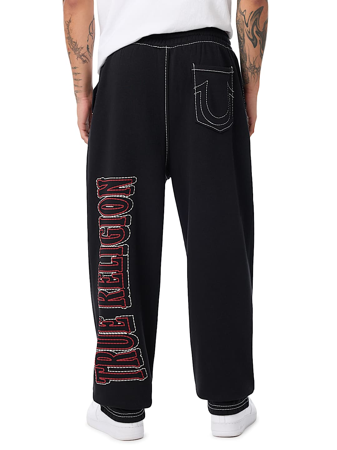 RIBBED BIG T BAGGY JOGGER