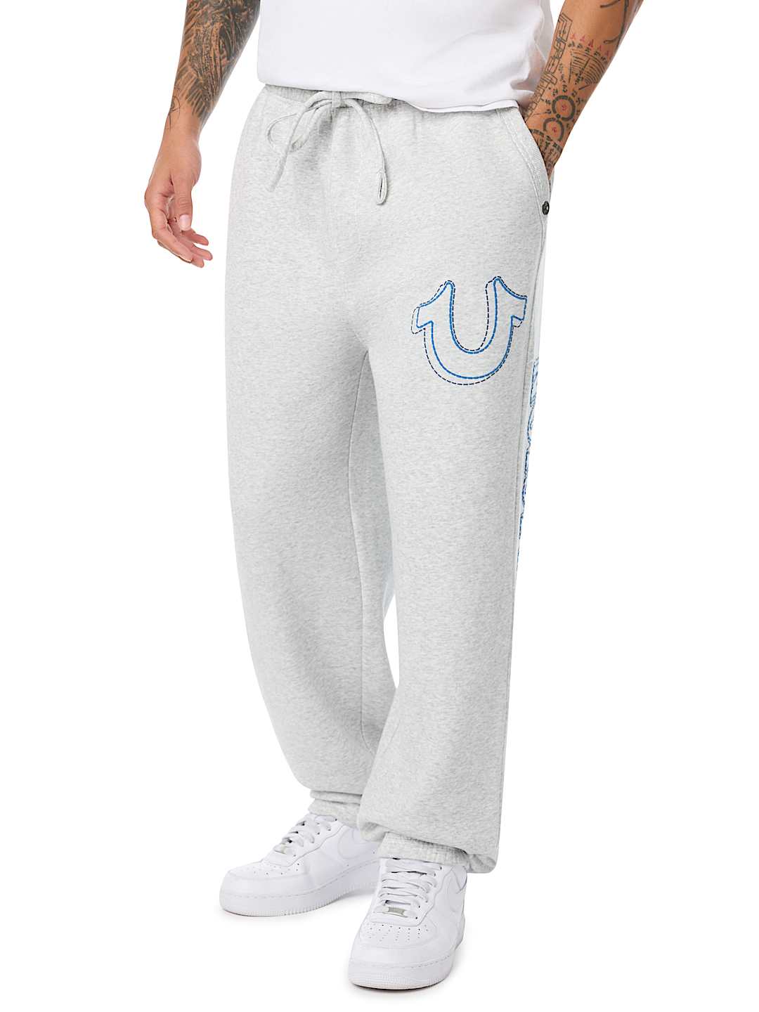 RIBBED BIG T BAGGY JOGGER
