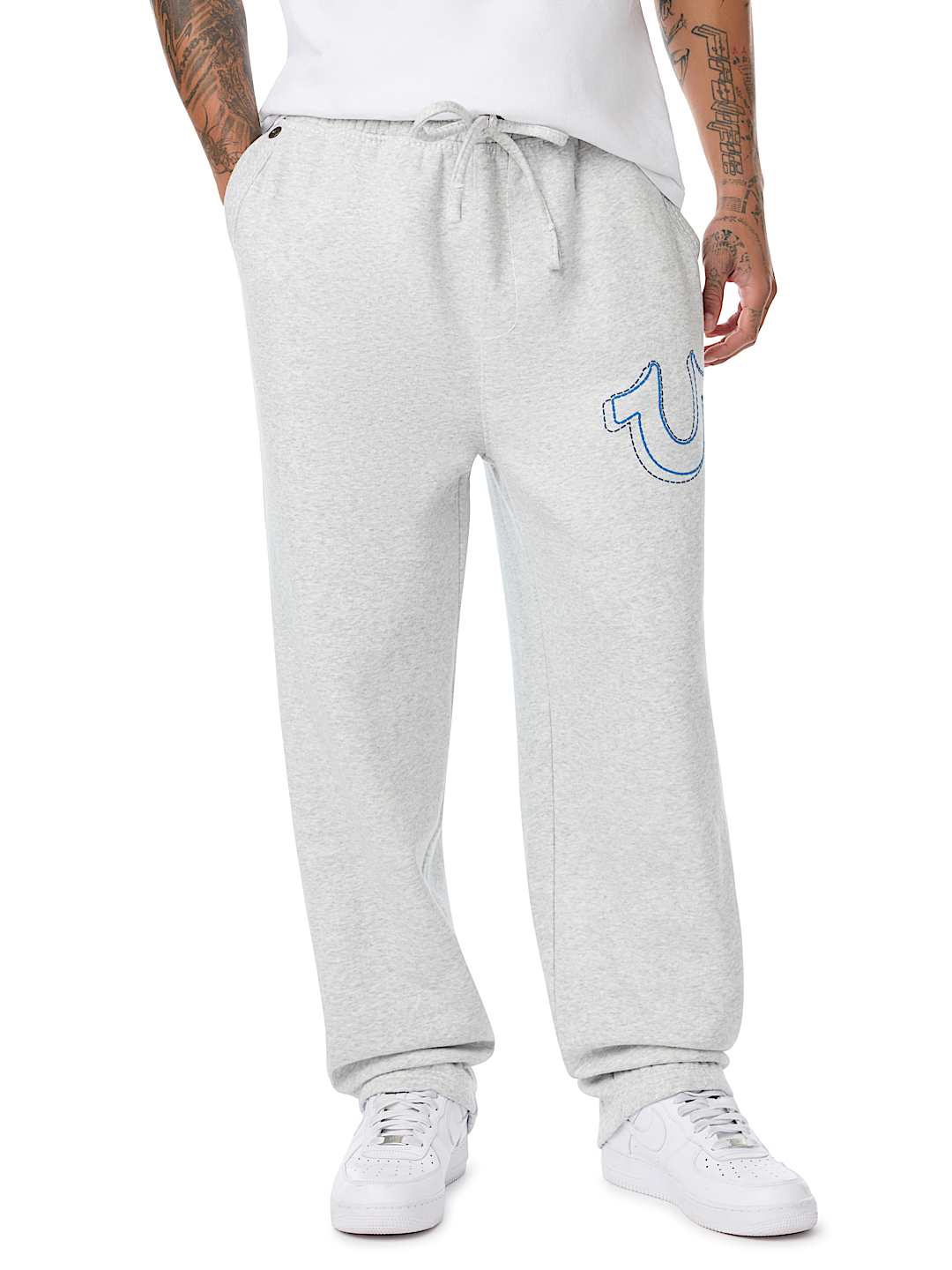 RIBBED BIG T BAGGY JOGGER