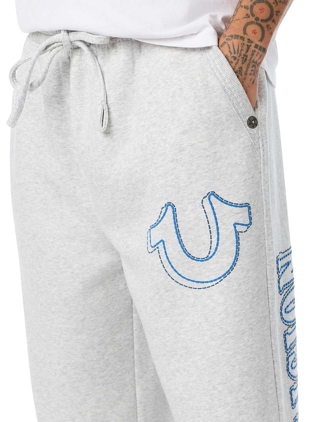 RIBBED BIG T BAGGY JOGGER