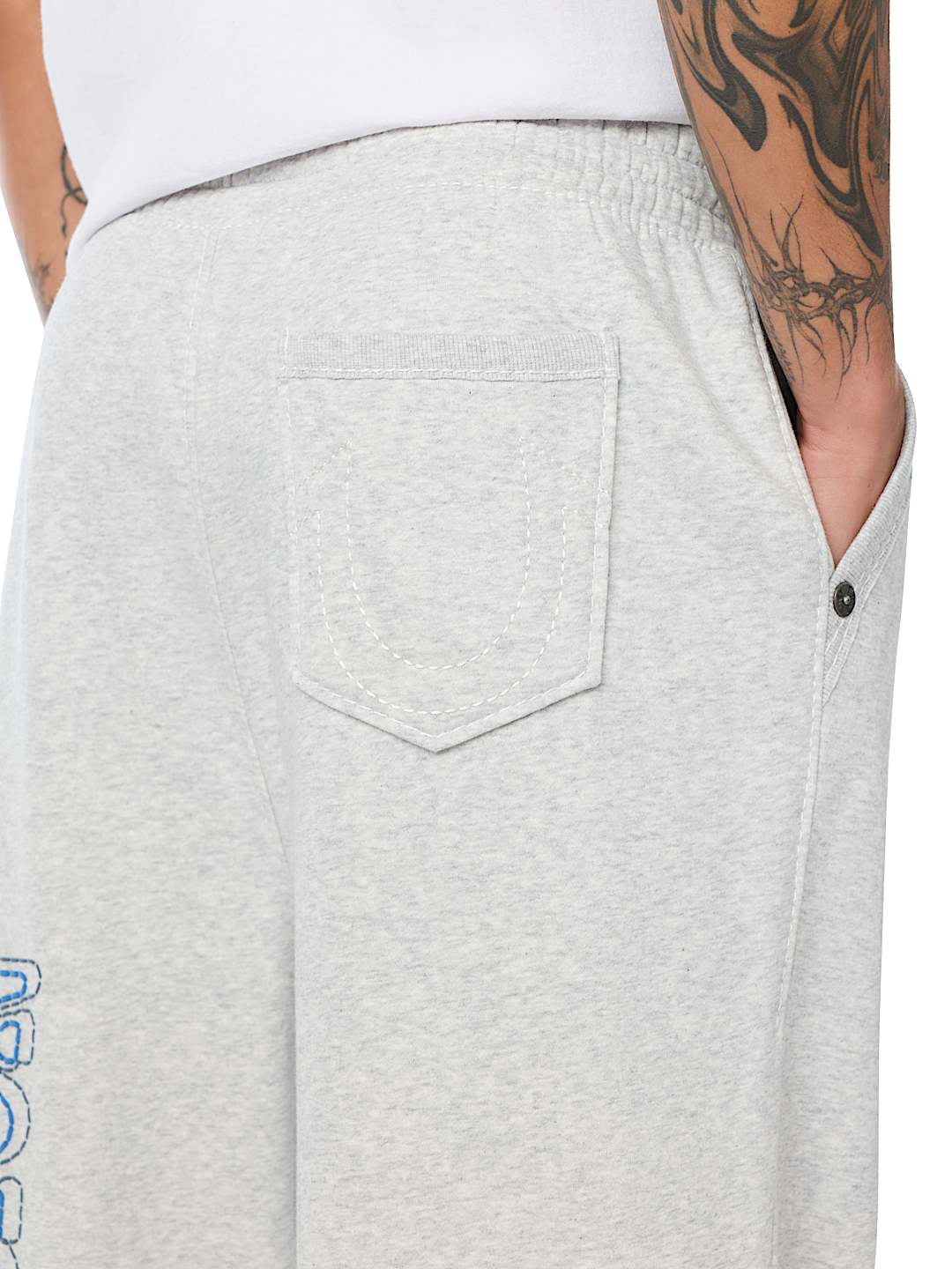 RIBBED BIG T BAGGY JOGGER