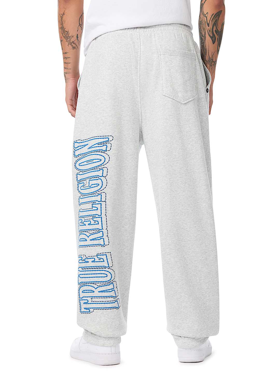 RIBBED BIG T BAGGY JOGGER