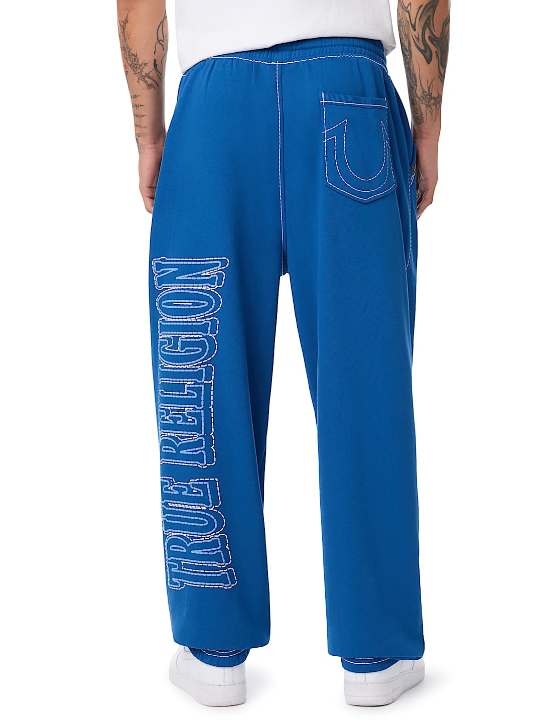 RIBBED BIG T BAGGY JOGGER