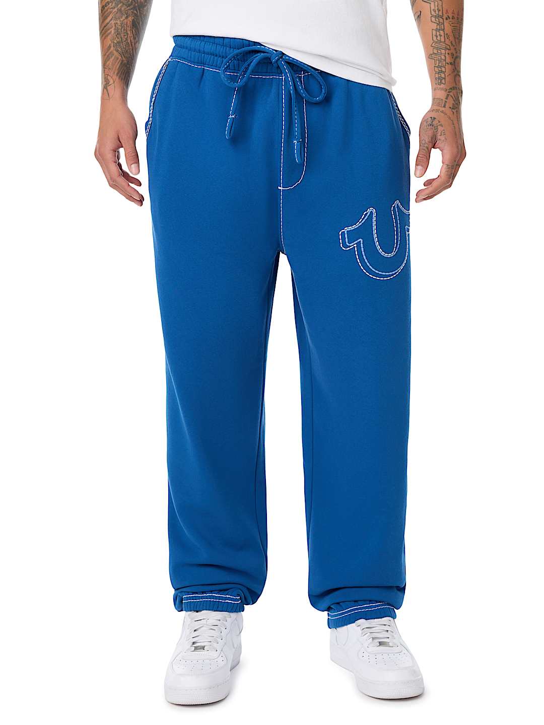 RIBBED BIG T BAGGY JOGGER