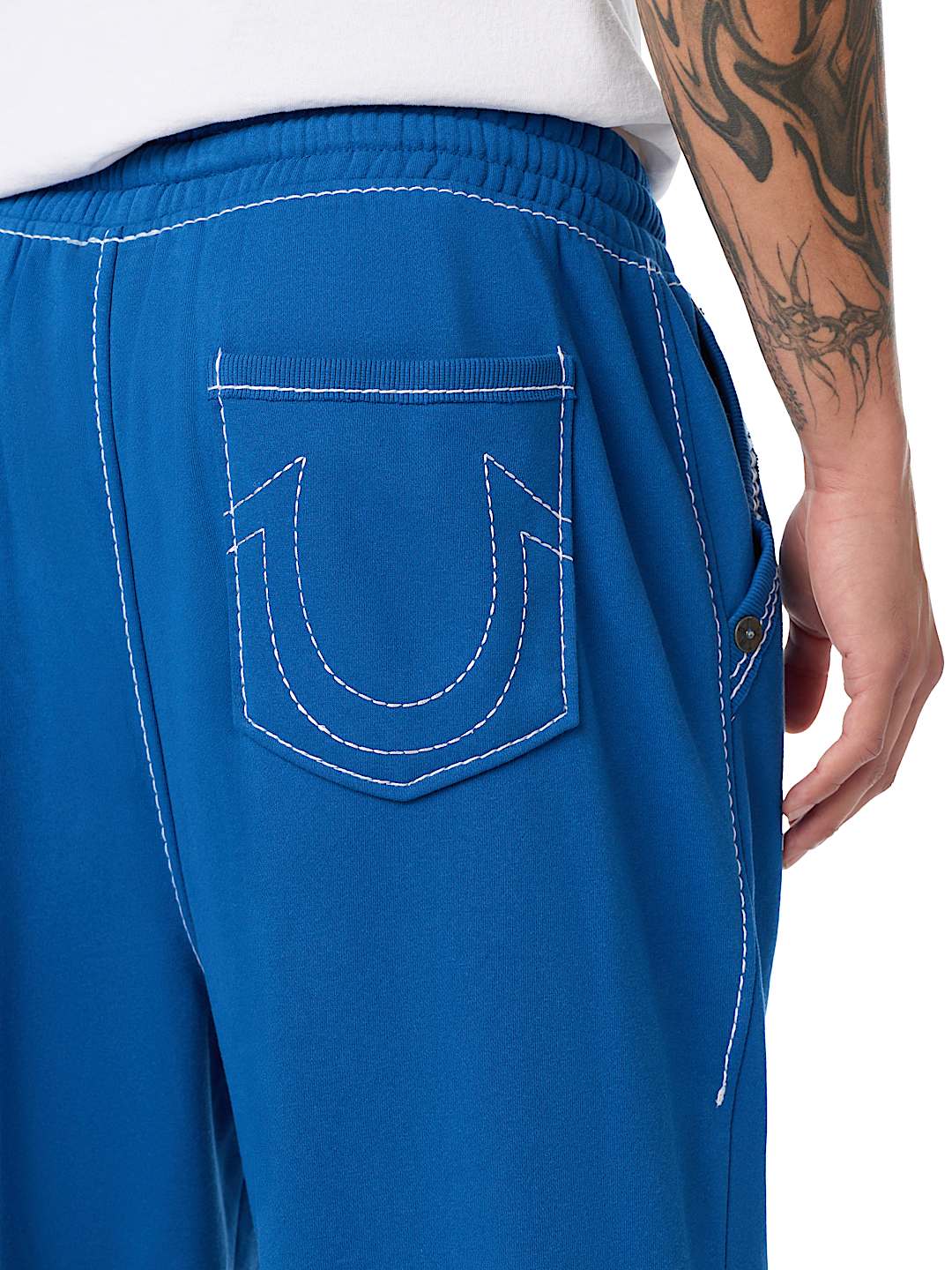 RIBBED BIG T BAGGY JOGGER