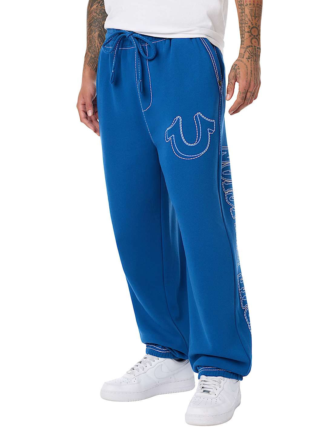 RIBBED BIG T BAGGY JOGGER