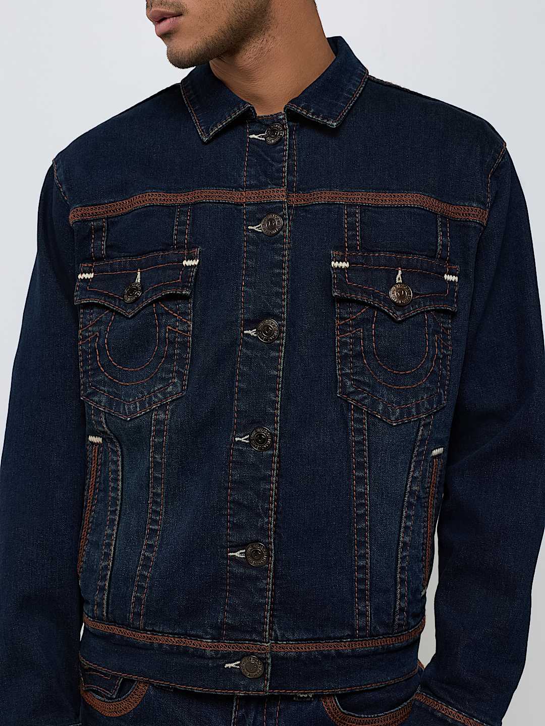 SUPER FLATLOCK TRUCKER JACKET