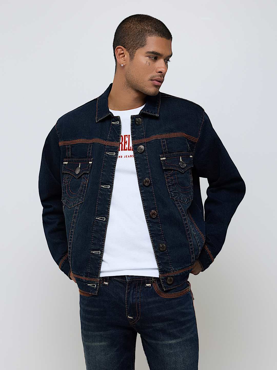 SUPER FLATLOCK TRUCKER JACKET