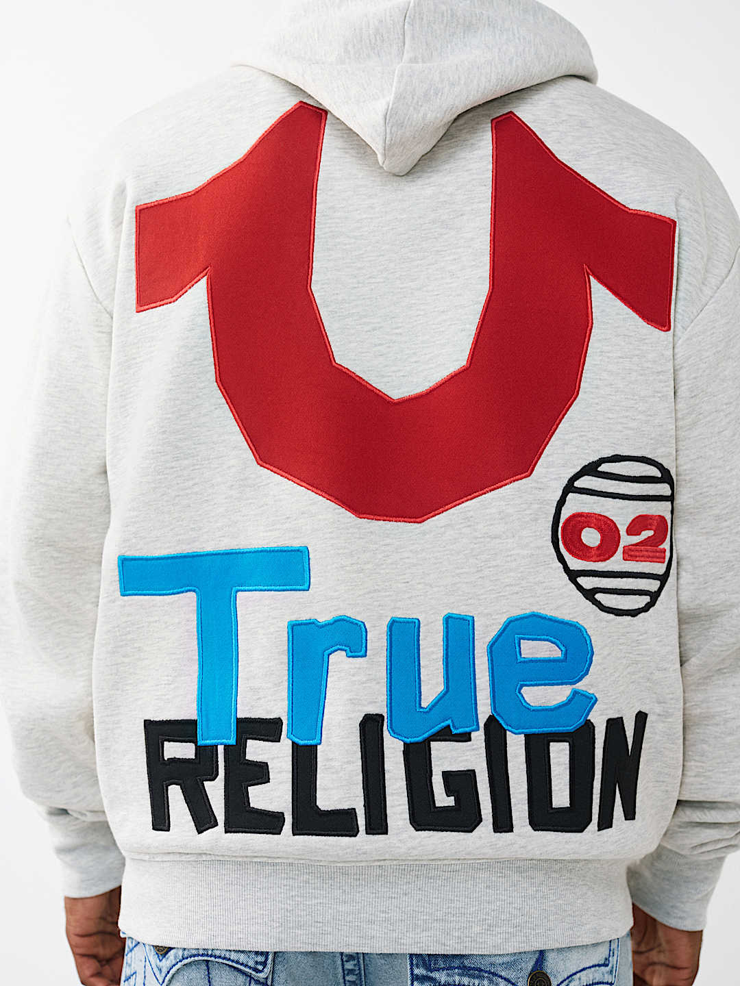 BLOCK HORSESHOE LOGO ZIP HOODIE, image 5